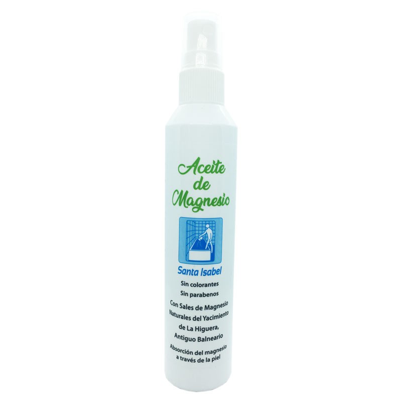 Aceite de Magnesio natural spray 125 ml Santa Isabel