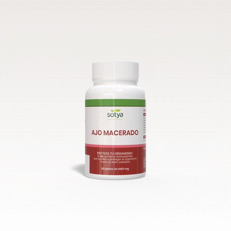 Ajo macerado 1400mg 60 perlas Sotya