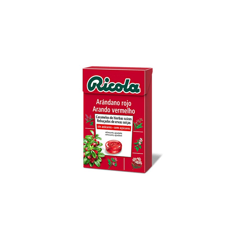 Caramelos de arandanos sin azucar 50 g Ricola