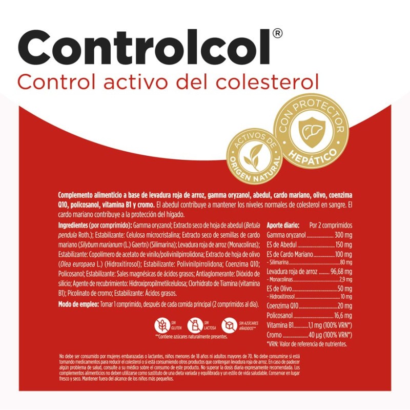 Controlcol 90 comprimidos Eladiet