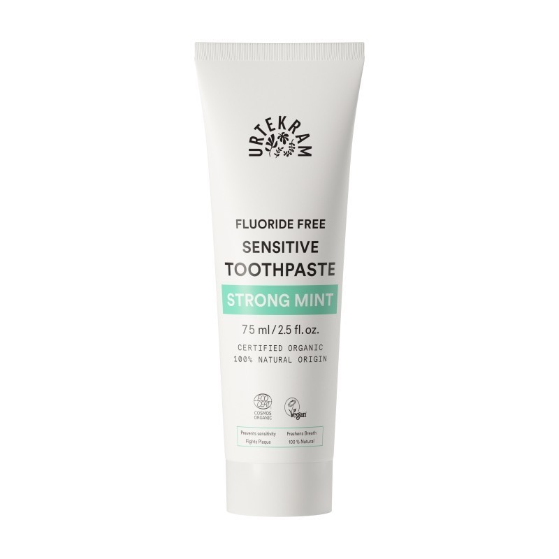 Dentifrico menta fuerte bio 75ml Urtekram