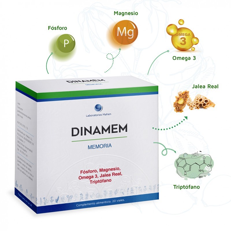 Dinamem 24 (memoria) 20 viales Mahen