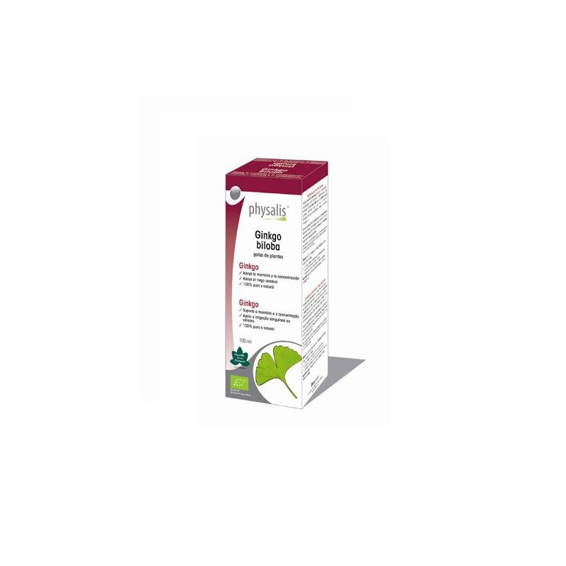 Ginkgo biloba extracto hidroalcoholico bio 100ml Physalis