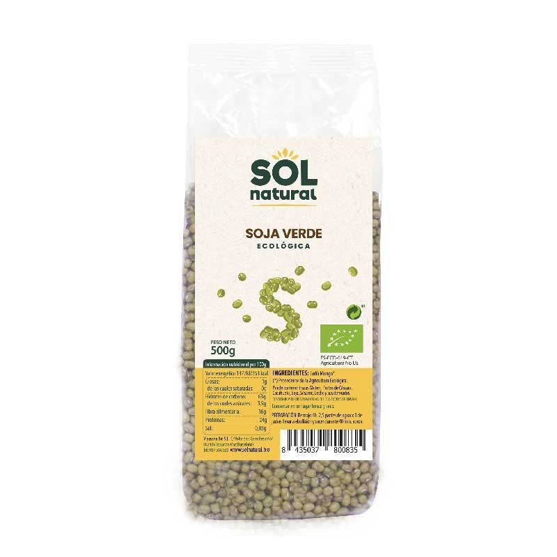 Soja Verde Bio 500g Sol Natural