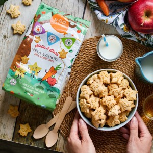 Galletas Manzana y Zanahoria Stella&Stello Bio 300g Sottotestelle