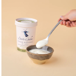 Yogur natural de cabra Bio 420g Santa Gadea
